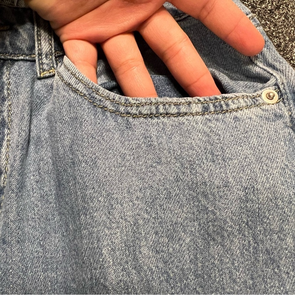 NWT The Drop Women's Montana Light Indigo Cargo Jeans Size 26 - Picture 5 of 14
